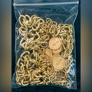 Gold Chain Accessory Belt  OS